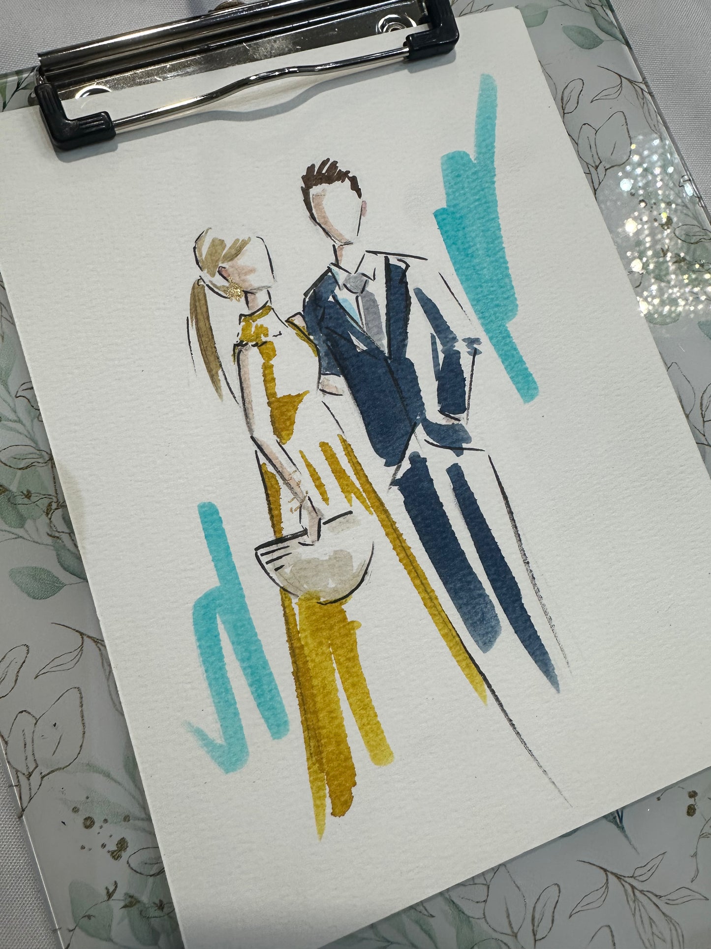 Hand-Drawn Fashion Illustration from Your Photo A5