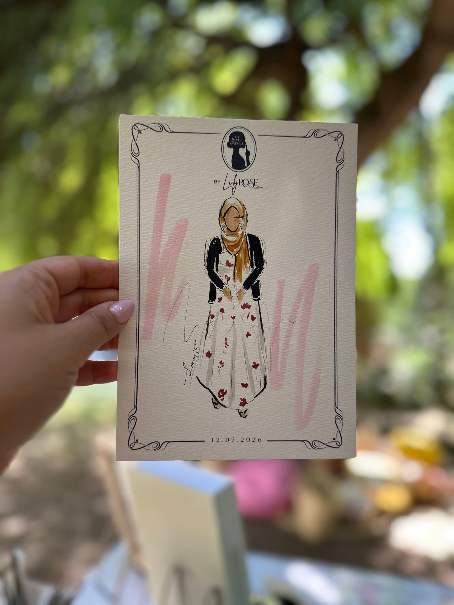 Hand-Drawn Fashion Illustration from Your Photo A5