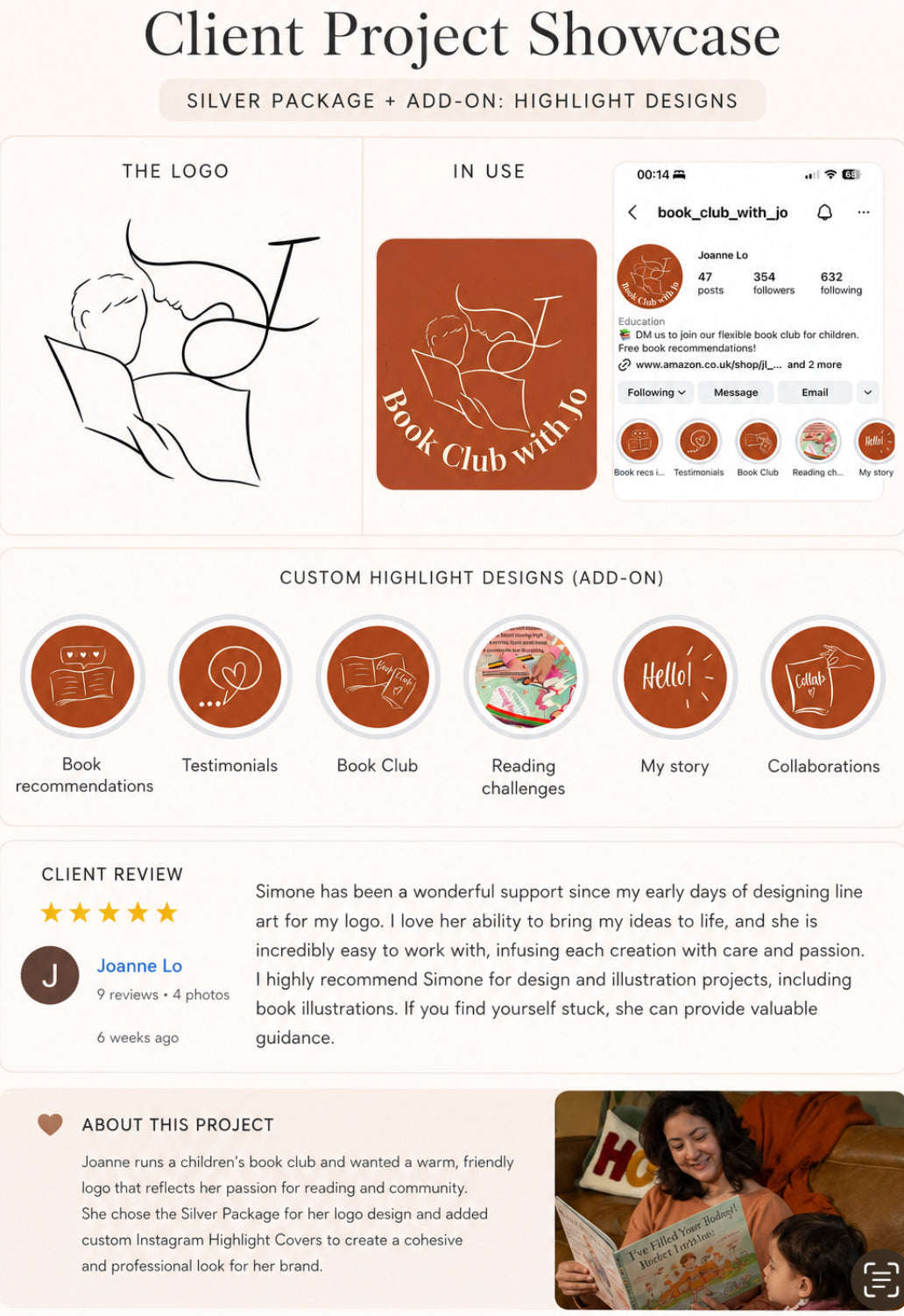 Custom Hand-Drawn Minimalist Logo Design