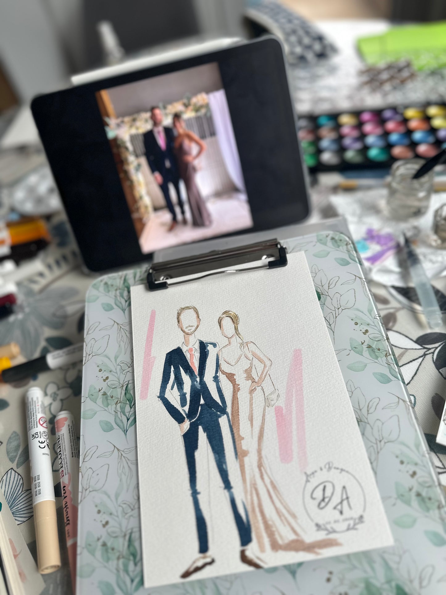 Hand-Drawn Fashion Illustration from Your Photo