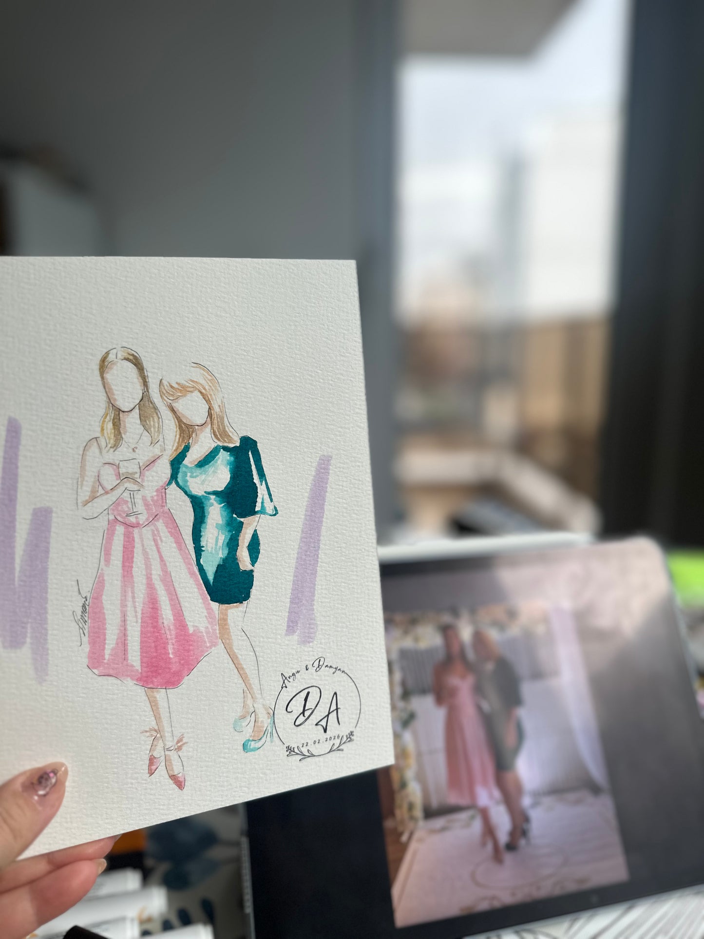 Hand-Drawn Fashion Illustration from Your Photo