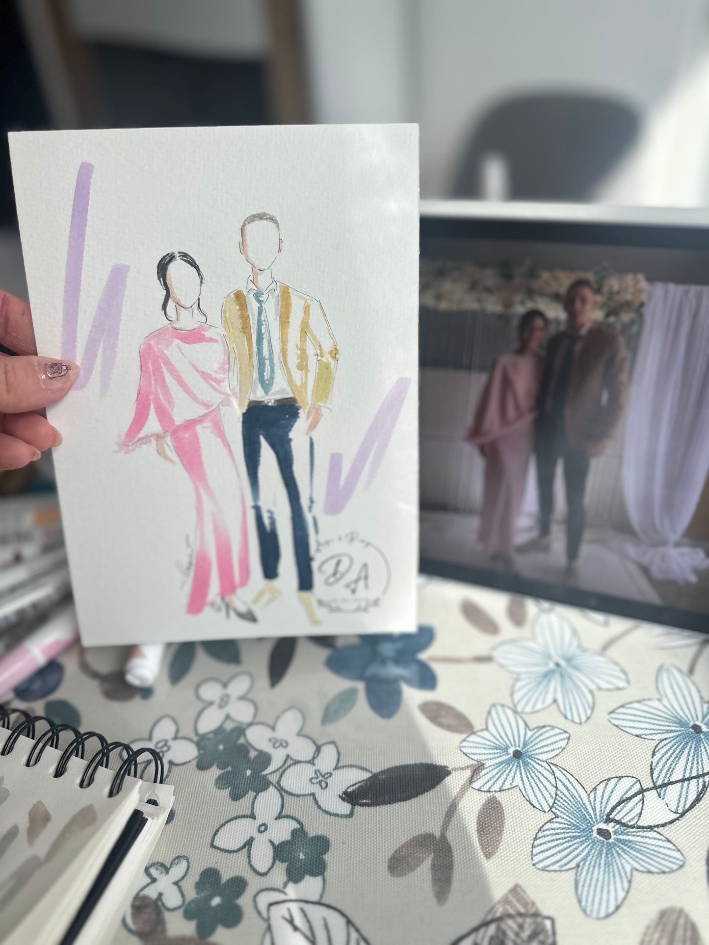 Hand-Drawn Fashion Illustration from Your Photo