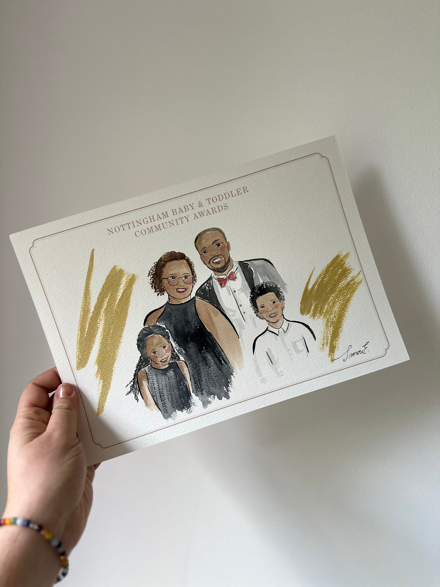 Custom Watercolour Family Portrait