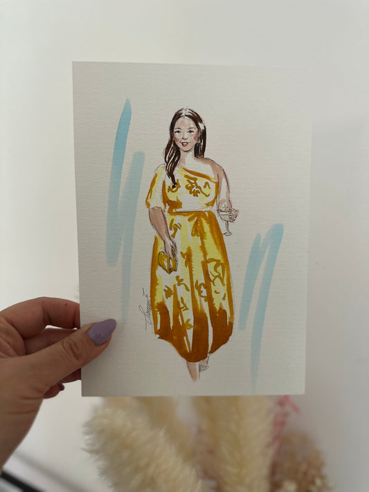 Custom Watercolour Family Portrait