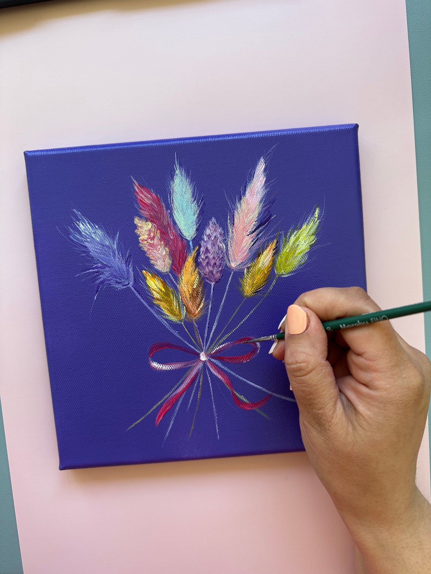 Brushes, Blooms & Bubbles Workshop