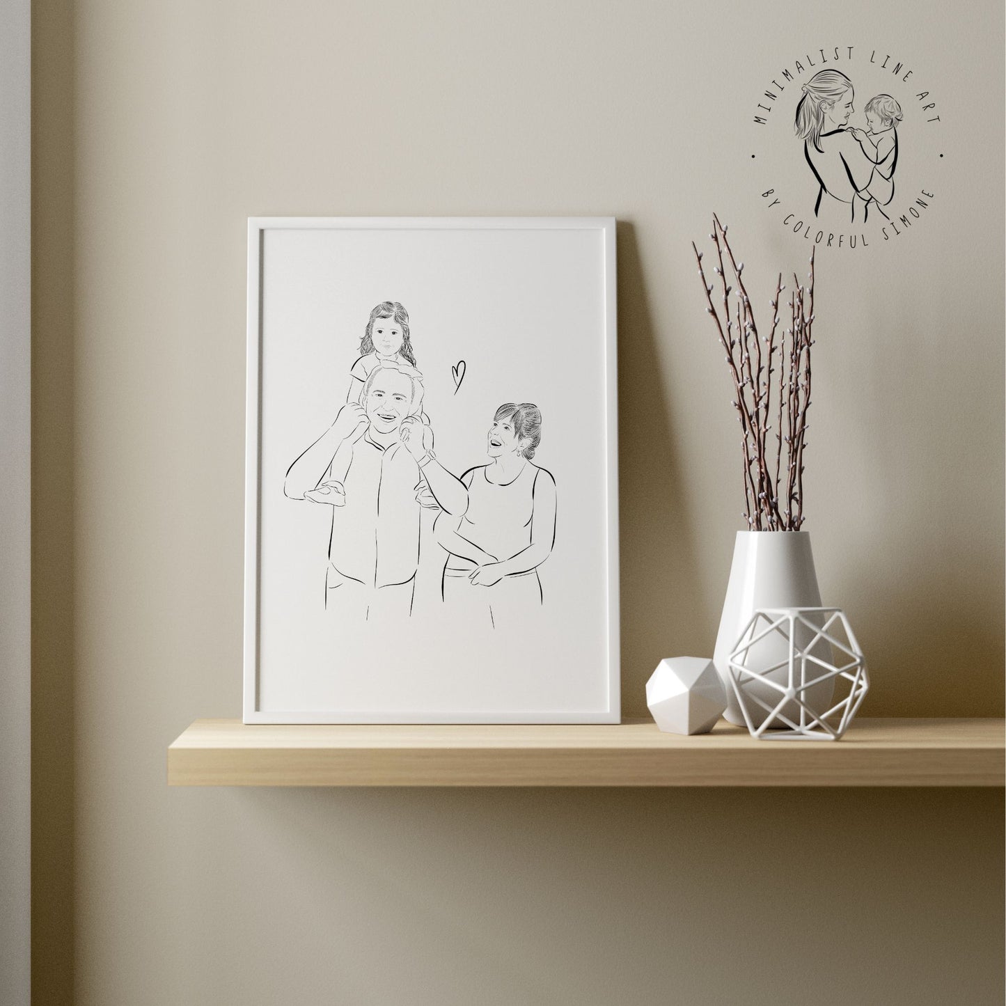 Custom Family Portrait From Photo