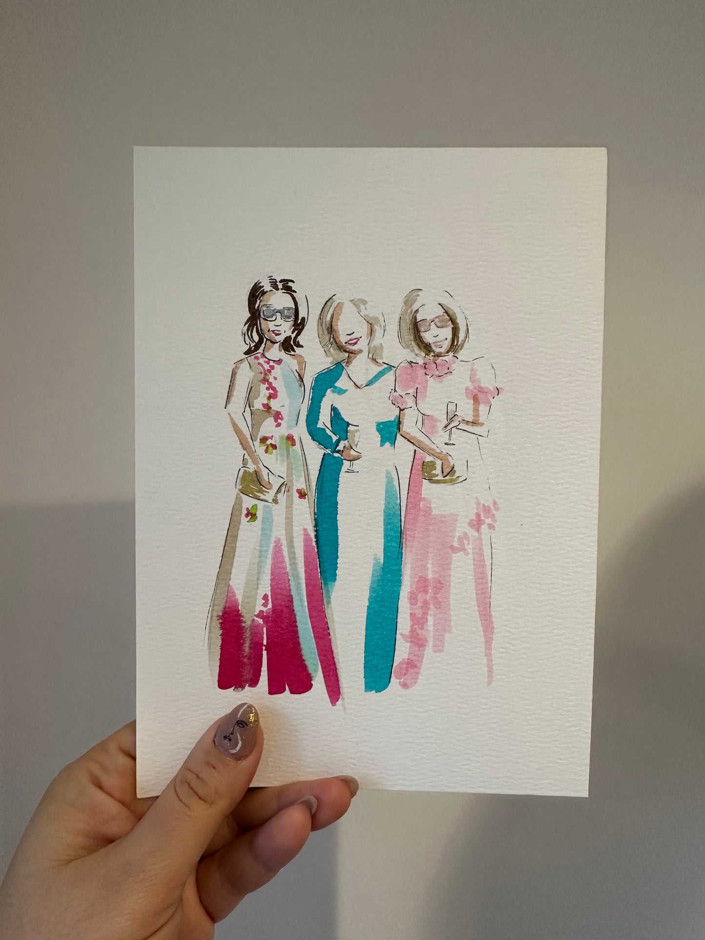 Hand-Drawn Fashion Illustration from Your Photo