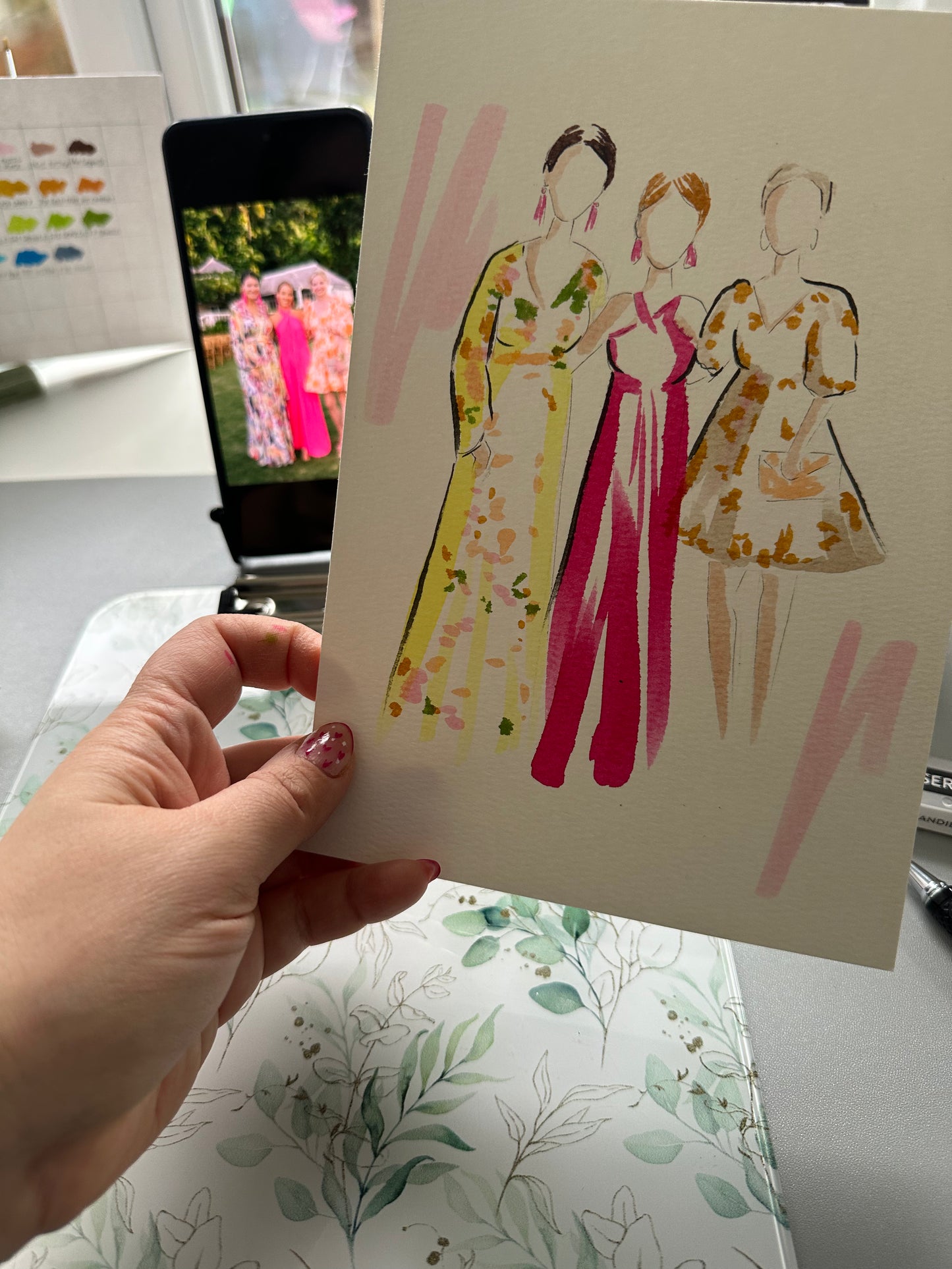 Hand-Drawn Fashion Illustration from Your Photo
