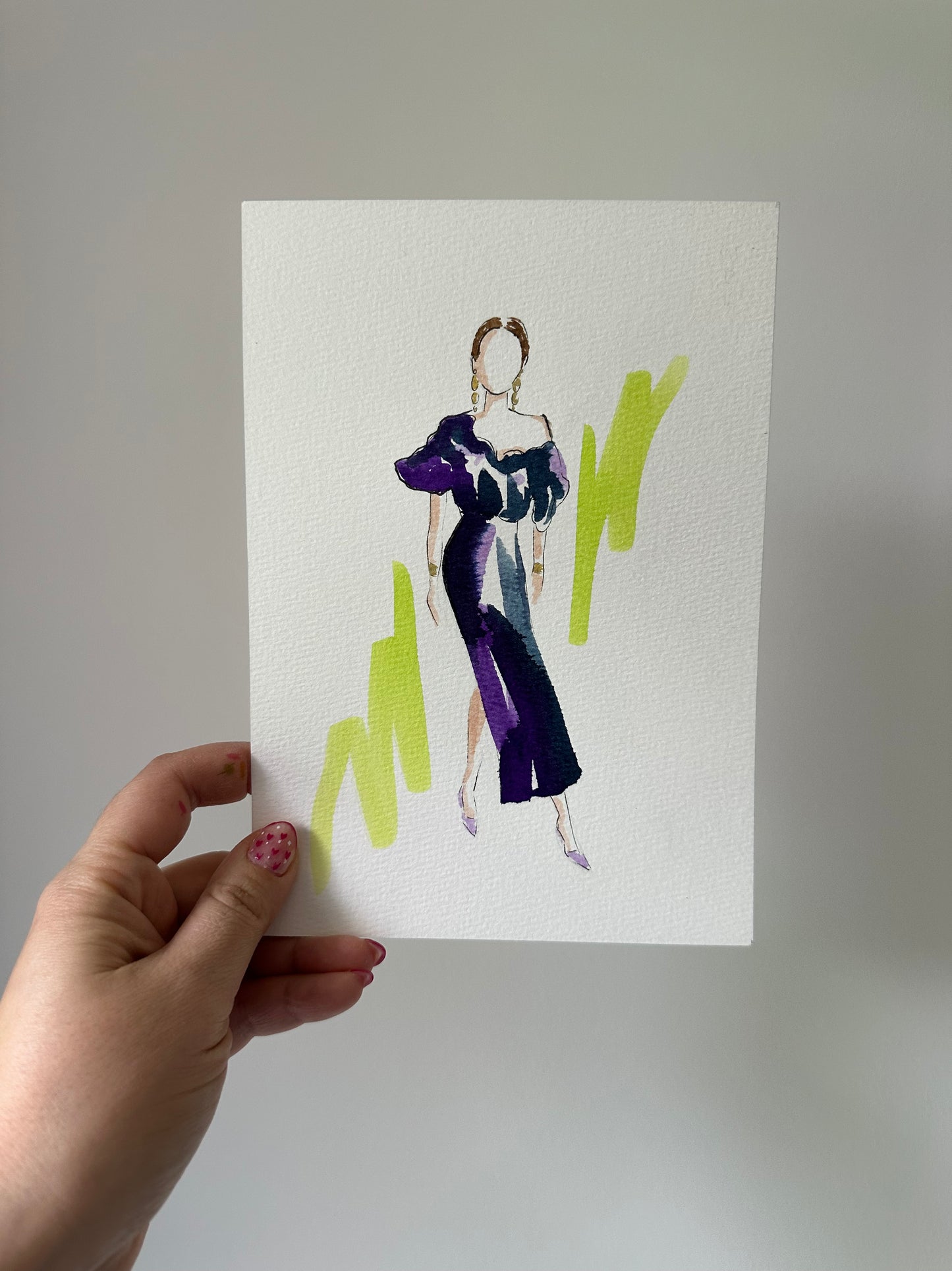 Hand-Drawn Fashion Illustration from Your Photo