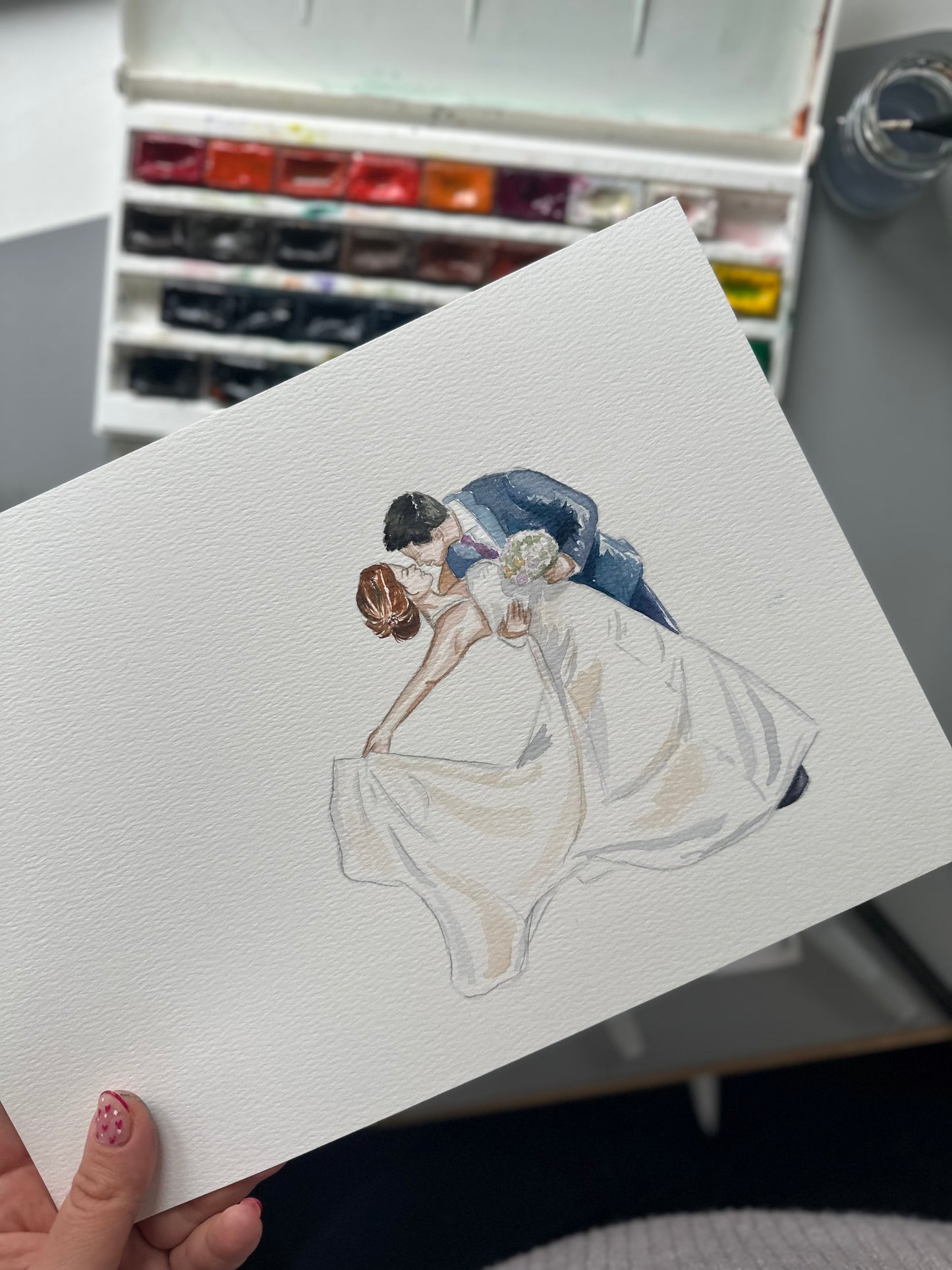 Custom Watercolour Family Portrait