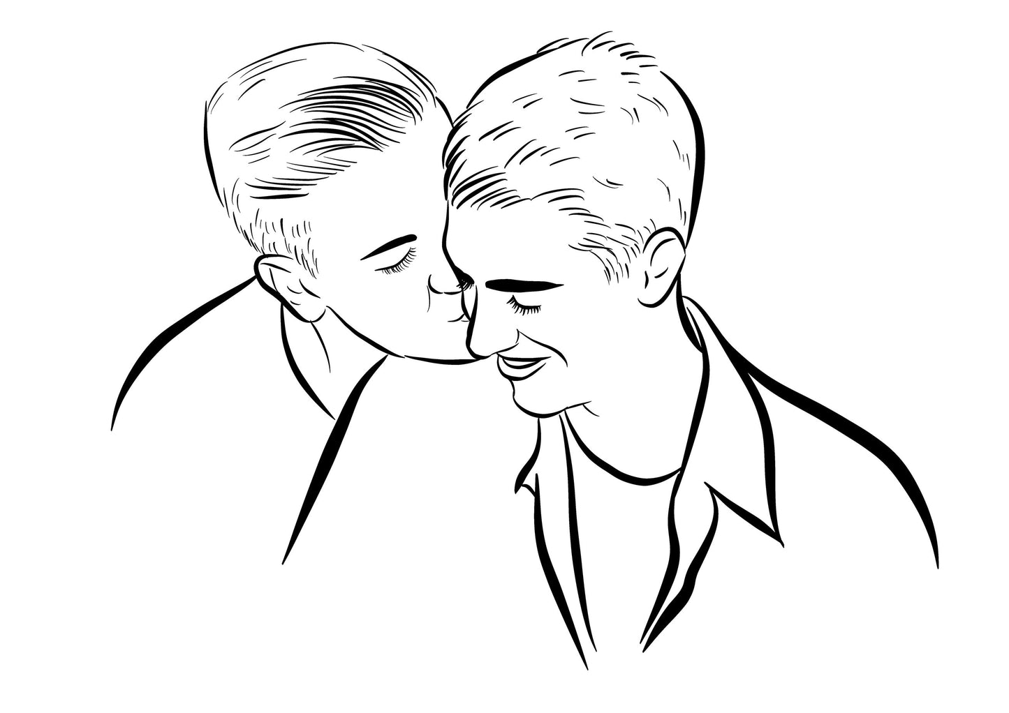 Custom Couple Portrait From Photo