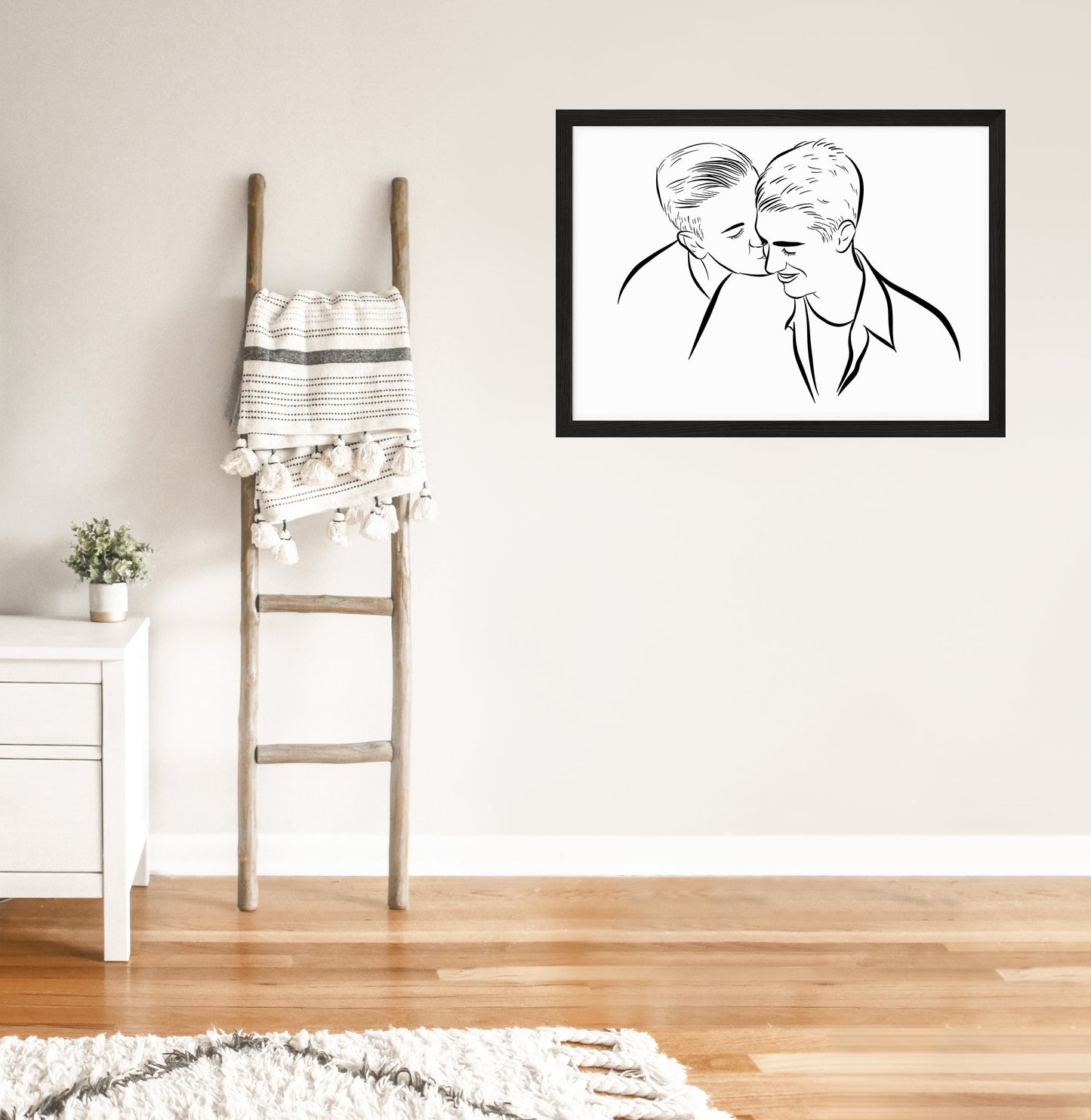 Custom Couple Portrait From Photo