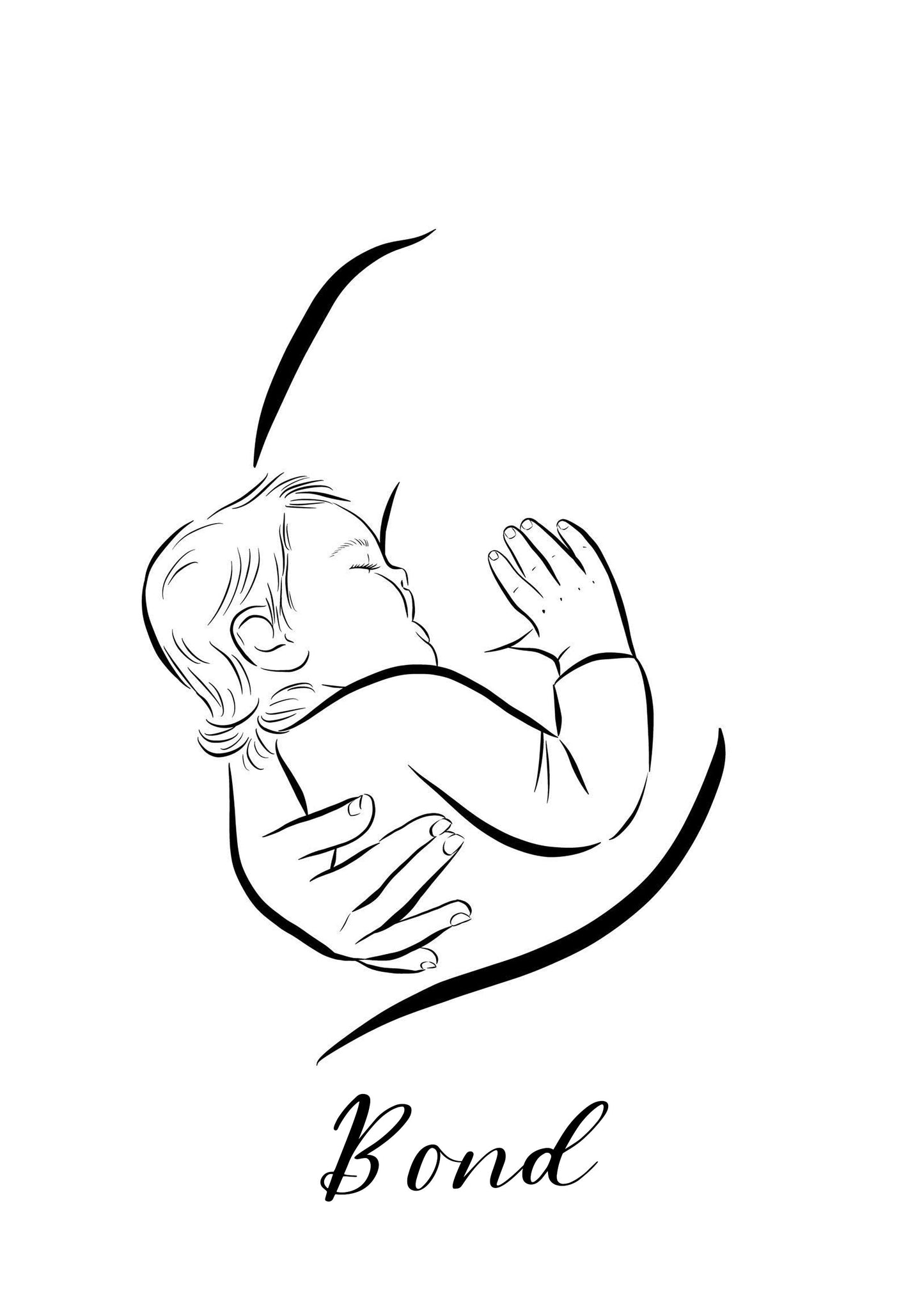 Custom Breastfeeding Portrait From Photo