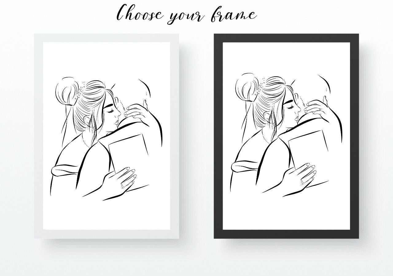 Custom Anniversary Portrait From Photo