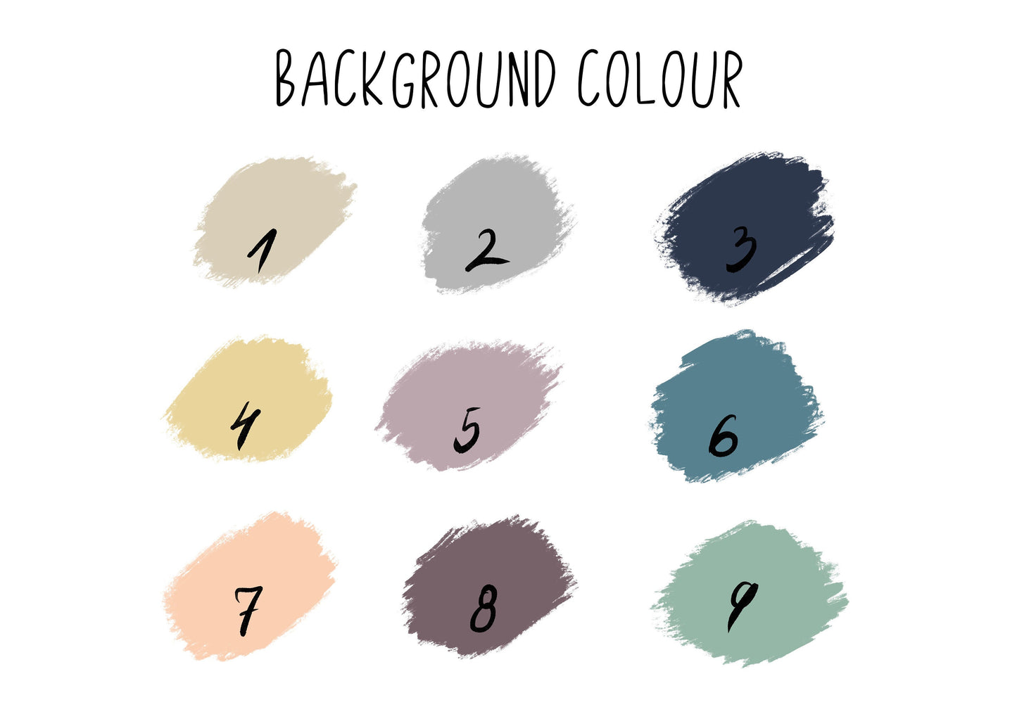 Custom Mother And Child Portrait Colour Background