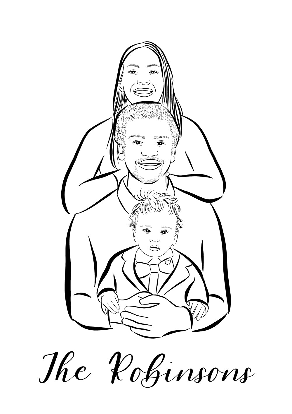 Custom Mother And Baby Portrait From Photo